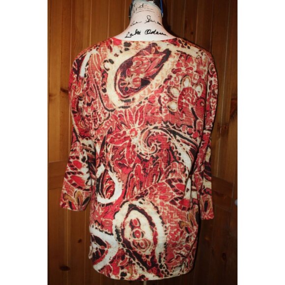 Jones NY Polyester Blend Tunic Size L - Picture 3 of 8